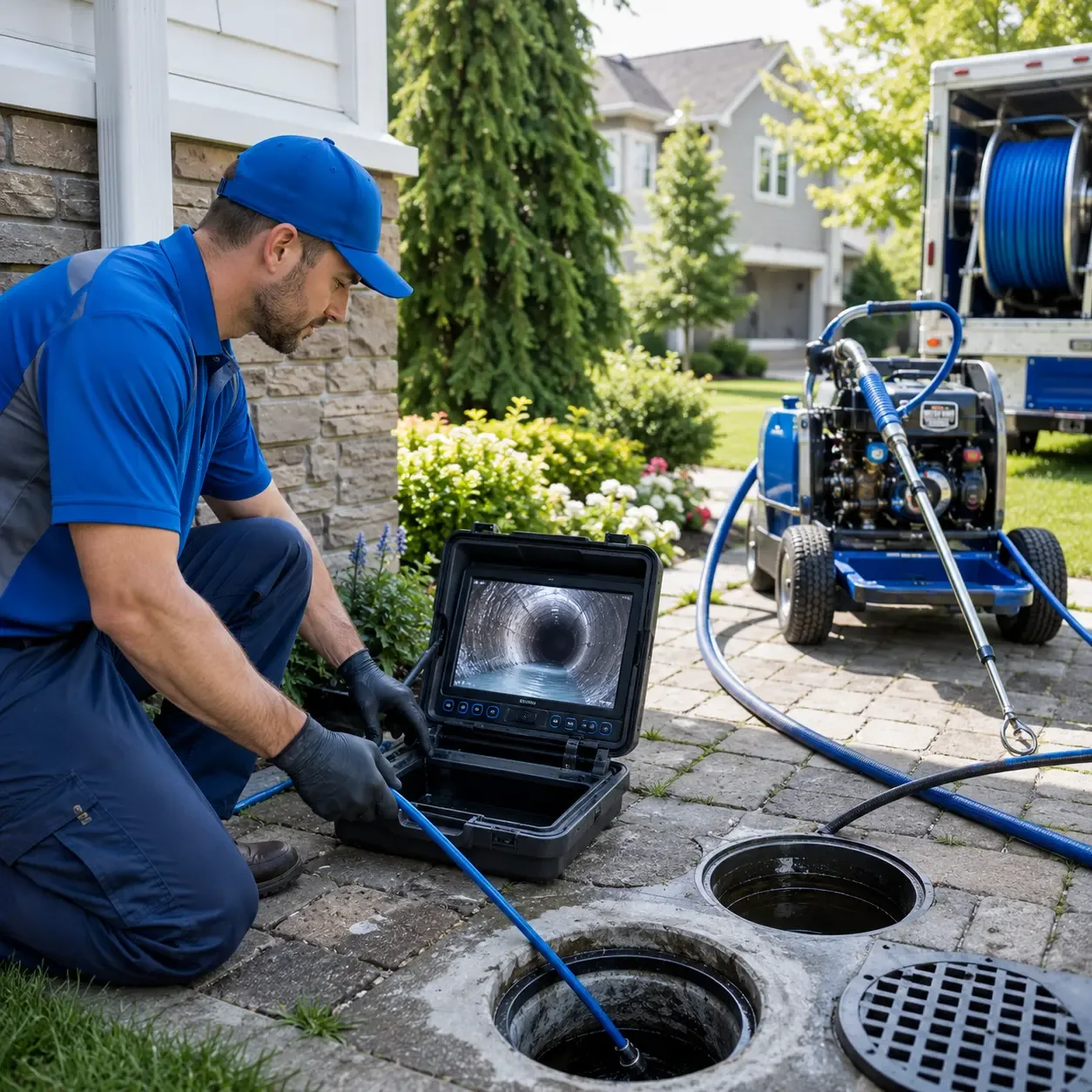 Outdoor drain cleaning professionals serving Edison, GA